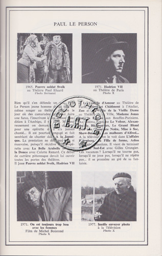 Les programmes de Théatre de l\